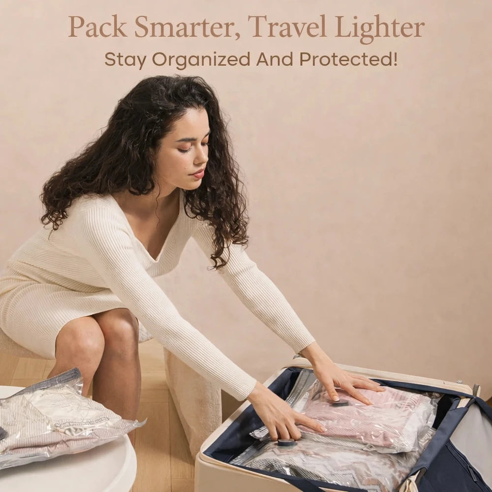 Compression Storage Vacuum Pump Travel Set