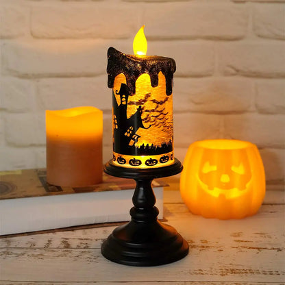 Halloween Skull Candle