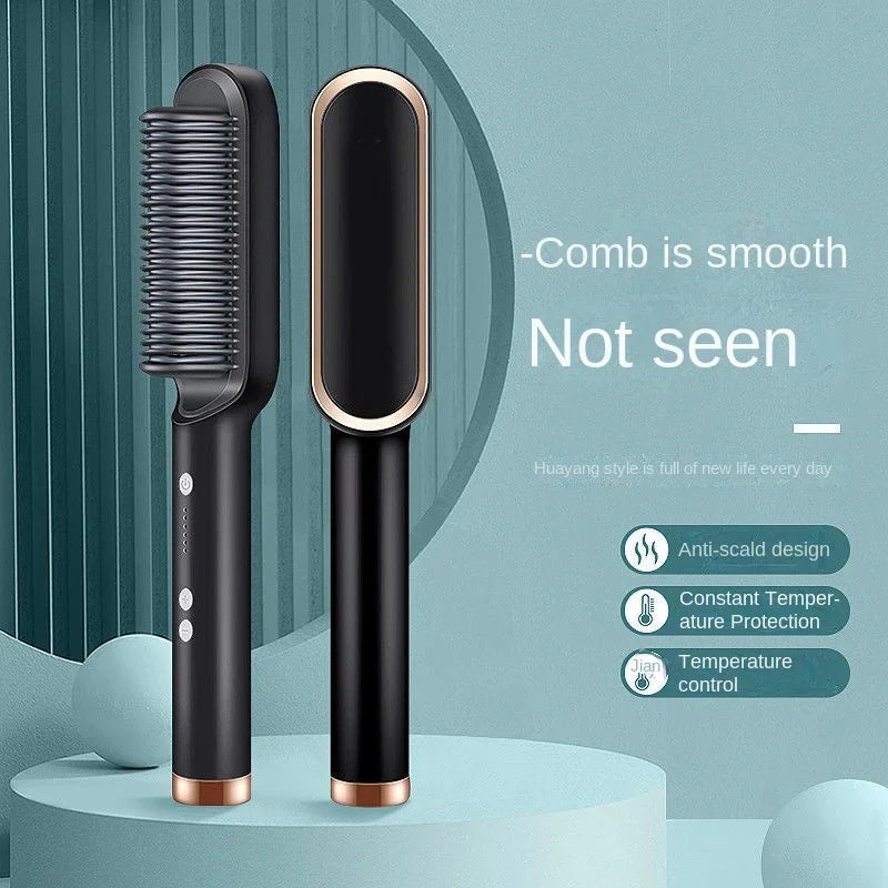 3In1 Professional Quick Heated Electric Hot Comb